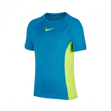Dětské tenisové tričko Nike Court Dri-Fit T-Shirt, turq