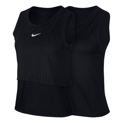 Tenis - Dámské tenisové tílko Nike Court Dri-Fit Tank-Top, black