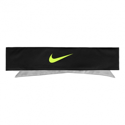 Tenis - Tenisový šátek Nike Rafael Nadal Promo Bandana, black/volt