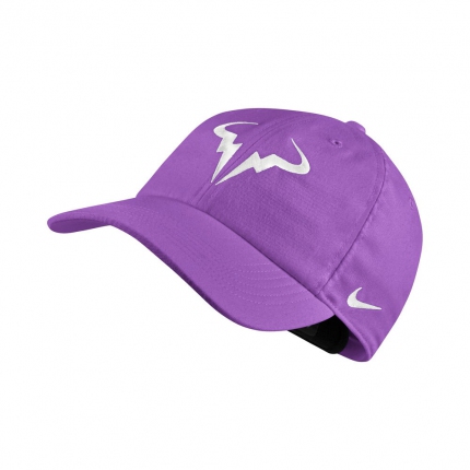 Tenis - Tenisová kšiltovka Nike Court AeroBill Heritage86 Rafa Tennis Hat Unisex, bright violet
