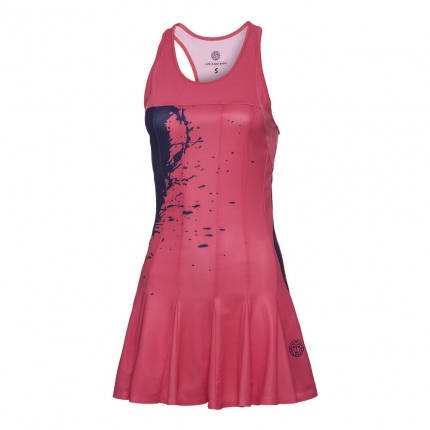 Tenis - Dámské tenisové šaty Bidi Badu Afia Tech Dress (3 in 1), coral