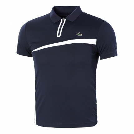 Tenis - Pánské tenisové tričko Lacoste Polo, dark blue