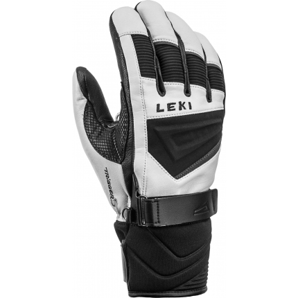 Lyžařské rukavice Leki Griffin S white/black, 2020/21