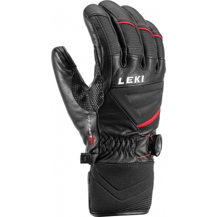 Lyžařské rukavice Leki Griffin Tune S BOA 2020/21, black/red