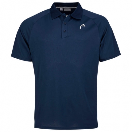 Pánské tenisové tričko Head Performance Polo II Shirt, dark blue