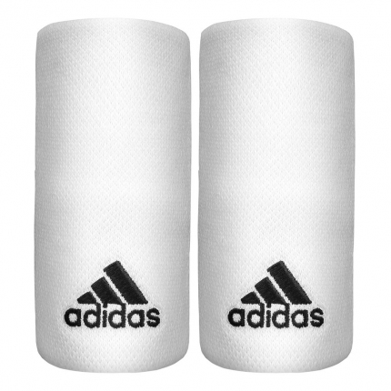 Tenis - Potítka Adidas Tennis Wristband Large, white/black