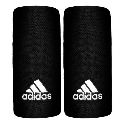 Tenis - Potítka Adidas Tennis Wristband Large, black/white