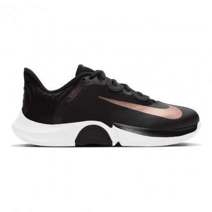 Dámská tenisová obuv Nike Air Zoom GP Turbo, black/mtlc red