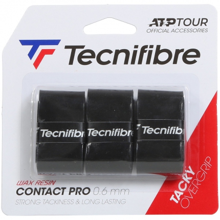 Omotávky Tecnifibre ATP Pro Contact 3 ks, black