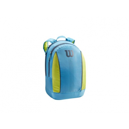 Dětský tenisový batoh Wilson Junior Backpack, blue/lime green