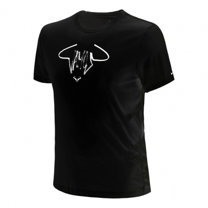 Tenis - Pánské tenisové tričko Nike Rafael Nadal Court Vamos T-Shirt, black