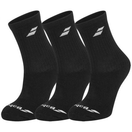 Tenis - Tenisové ponožky Babolat 3 Pairs Pack, black
