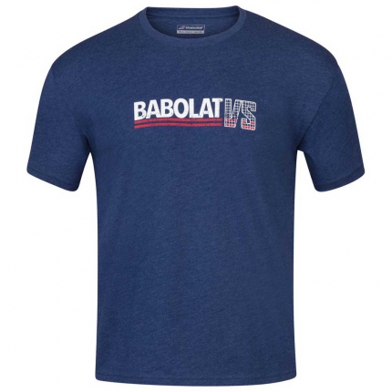 Pánské tenisové tričko Babolat Exercise Vintage Tee, blue