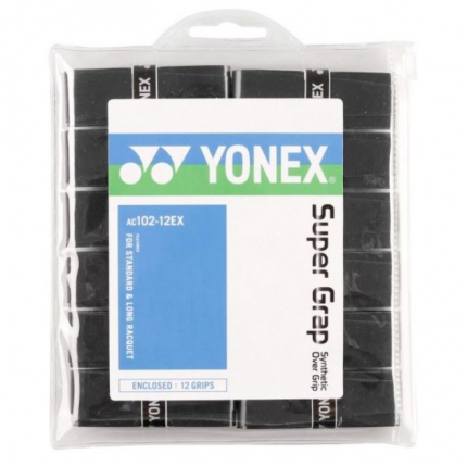 Omotávky Yonex Super Grap 12 ks, black