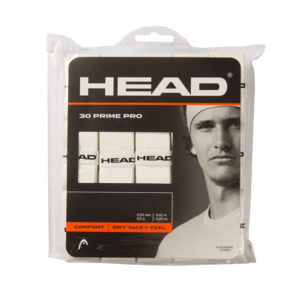 Tenis - Omotávky Head Prime Pro 30 ks, white