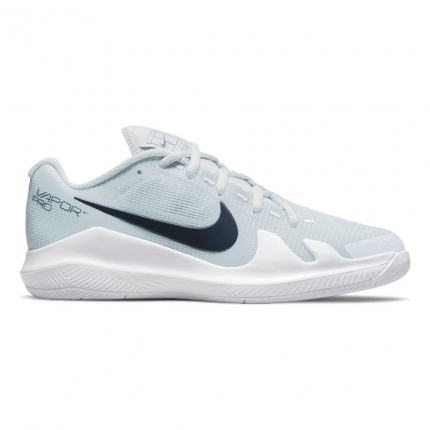 Tenis - Dětská tenisová obuv Nike Court Vapor Pro, pure platinum