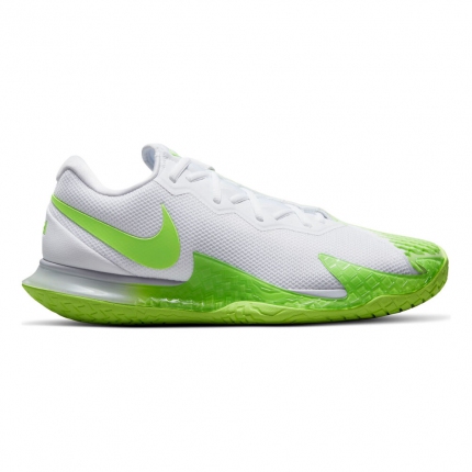 Tenis - Pánská tenisová obuv Nike Rafael Nadal Zoom Vapor Cage 4, white/obsidian/lime glow