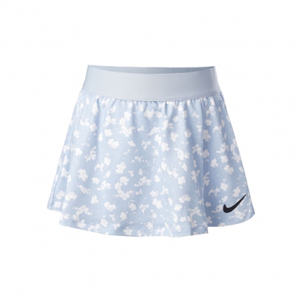 Tenis - Dětská tenisová sukně Nike Dri-Fit Victory Flouncy PR Skirt, aluminum
