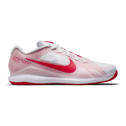 Pánská tenisová obuv Nike Air Zoom Vapor Pro Clay, white/university red