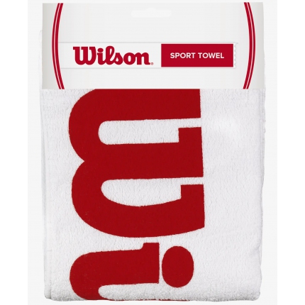 Tenis - Ručník Wilson Sport Towel, white/red