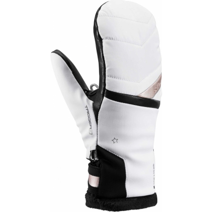 Lyžařské rukavice Leki Snowfox 3D Lady Mitt white/gold, 2021/22