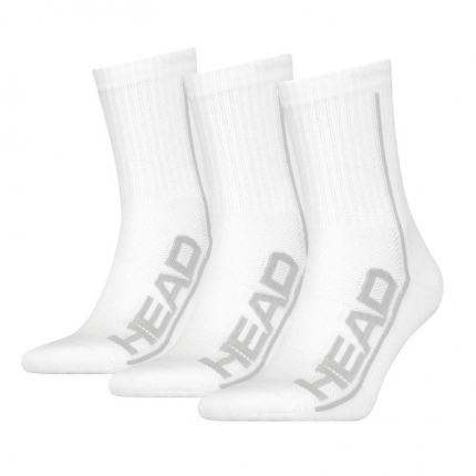 Tenisové ponožky Head Performance Short Crew white, 3 páry