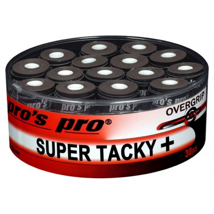 Omotávky Pros Pro Super Tacky+ 30 ks, black