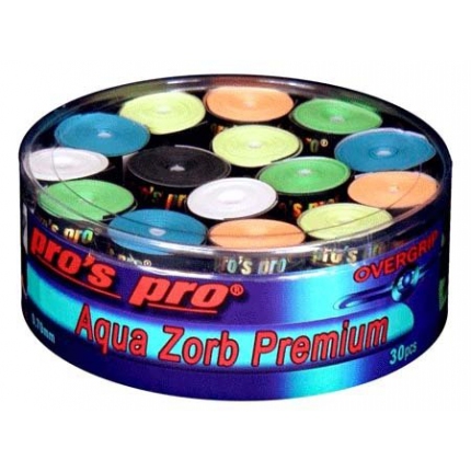 Tenis - Omotávky Pros Pro Aqua Zorb Premium 30 ks, mix