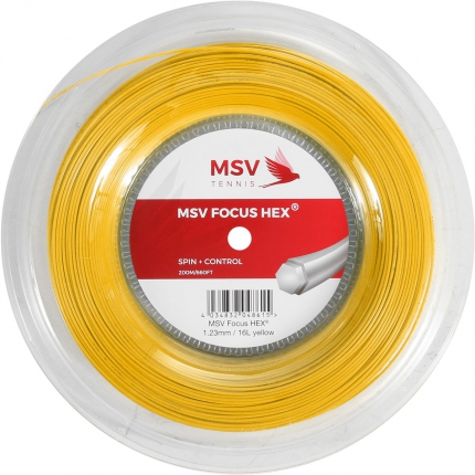 Tenisový výplet MSV Focus Hex 200m, yellow