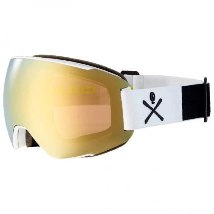 Lyžařské brýle Head Magnify 5K + náhradní skla 2022/23, gold wcr