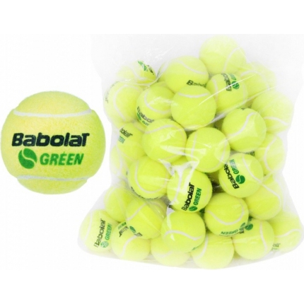 Dětské tréninkové míče Babolat Green, 72 ks v plast. pytli