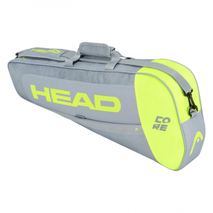 Tenisová taška Head Core 3R Pro 2021, grey/neon yellow