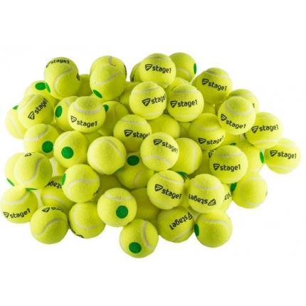 Tenis - Dětské tréninkové míče Tecnifibre Stage 1, 72 ks