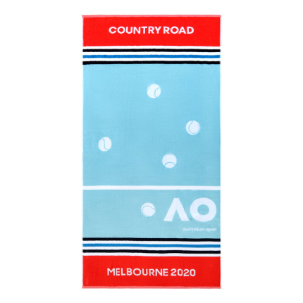 Tenis - Tenisový ručník AO Country Road Player Towel Unisex, red