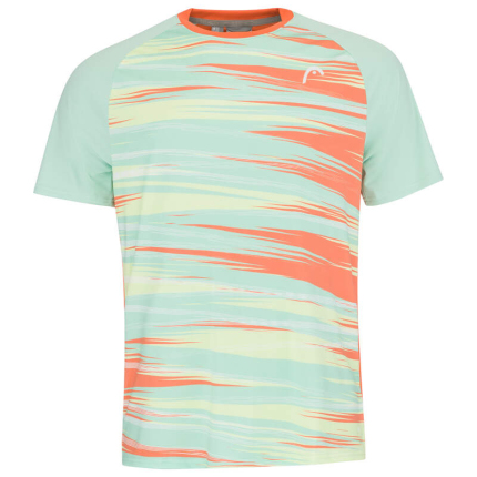 Pánské tenisové tričko Head Topspin T-Shirt, pastel green/print vision