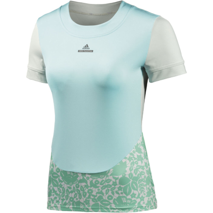 Dámské tenisové tričko Adidas Stella McCartney Barricade Tee, glacial