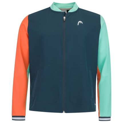 Pánská tenisová mikina Head Breaker Jacket, flamingo/navy