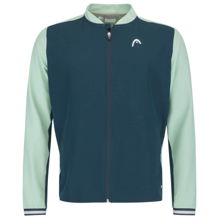Tenis - Pánská tenisová mikina Head Breaker Jacket, pastel green/navy