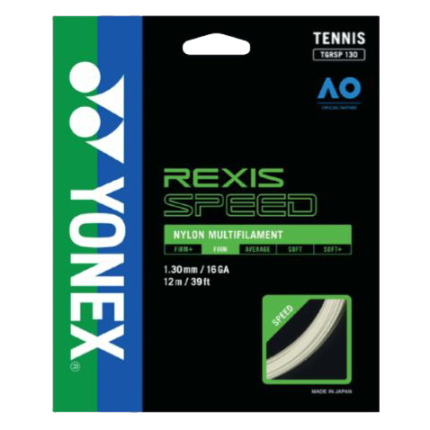 Tenisový výplet Yonex Rexis Speed 12m, stříhaný z kluba