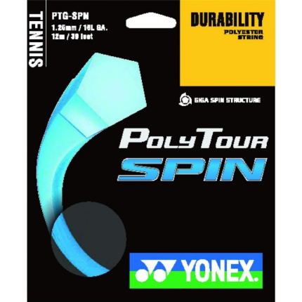Tenisový výplet Yonex Poly Tour Spin 12m