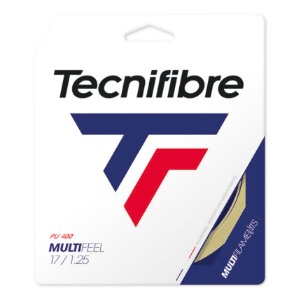 Tenis - Tenisový výplet Tecnifibre Multifeel 12m, natural