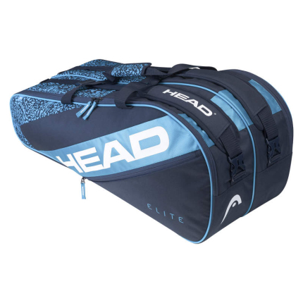 Tenisová taška Head Elite 9R Supercombi 2023, blue/navy