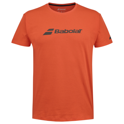 Tenis - Pánské tenisové tričko Babolat Exercise Tee 2024, fiesta red
