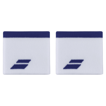 Tenis - Potítka Babolat Logo Wristband X2 white/sodalite blue