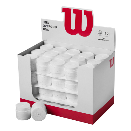 Omotávky Wilson Pro Overgrip perforated 60 ks, white