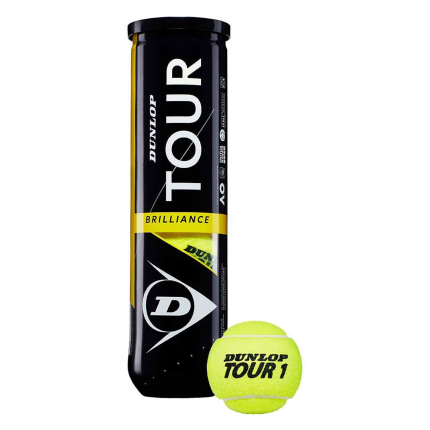 Tenisové míče Dunlop Tour Brilliance 4 ks