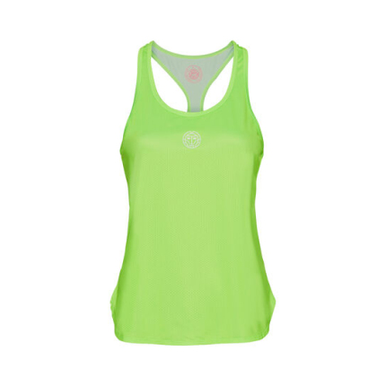 Dětské tenisové tílko Bidi Badu Rahel Tech Tank, neon green