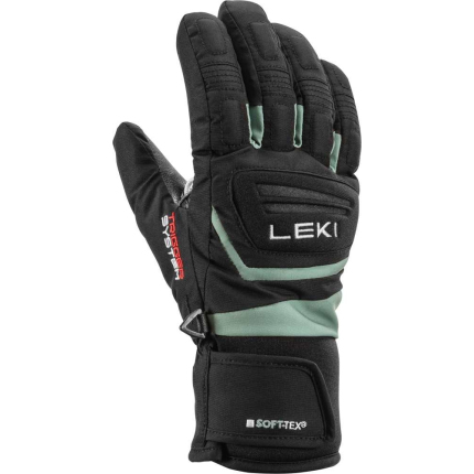 Dětské rukavice Leki Griffin 3D Junior 2024/25, black/dusty green