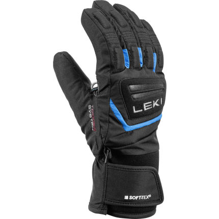 Dětské rukavice Leki Griffin 3D Junior 2024/25, black/cyan