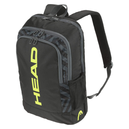 Tenisový batoh Head Base Backpack 17L 2024, black/yellow